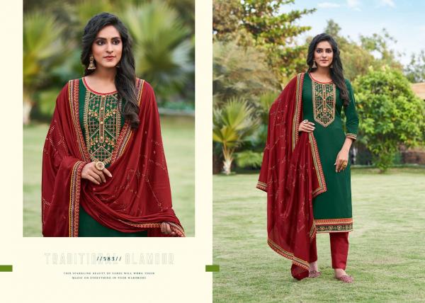 Triple A Kadlee Silk Designer Embroidery Salwar 